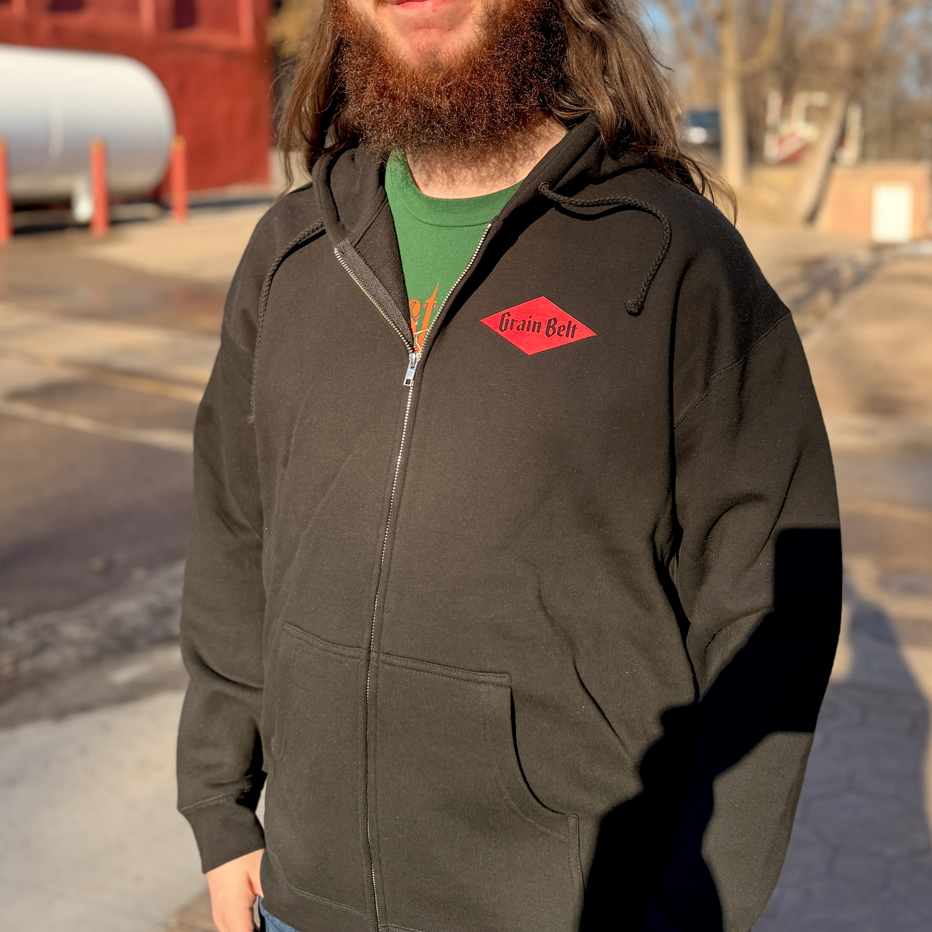 Grain Belt Full Zip Hood