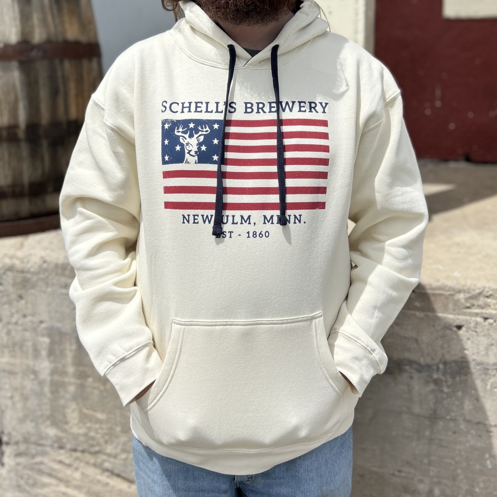 Schell's USA Flag Hood