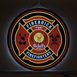 Firebrick for Firefighters LED Sign
