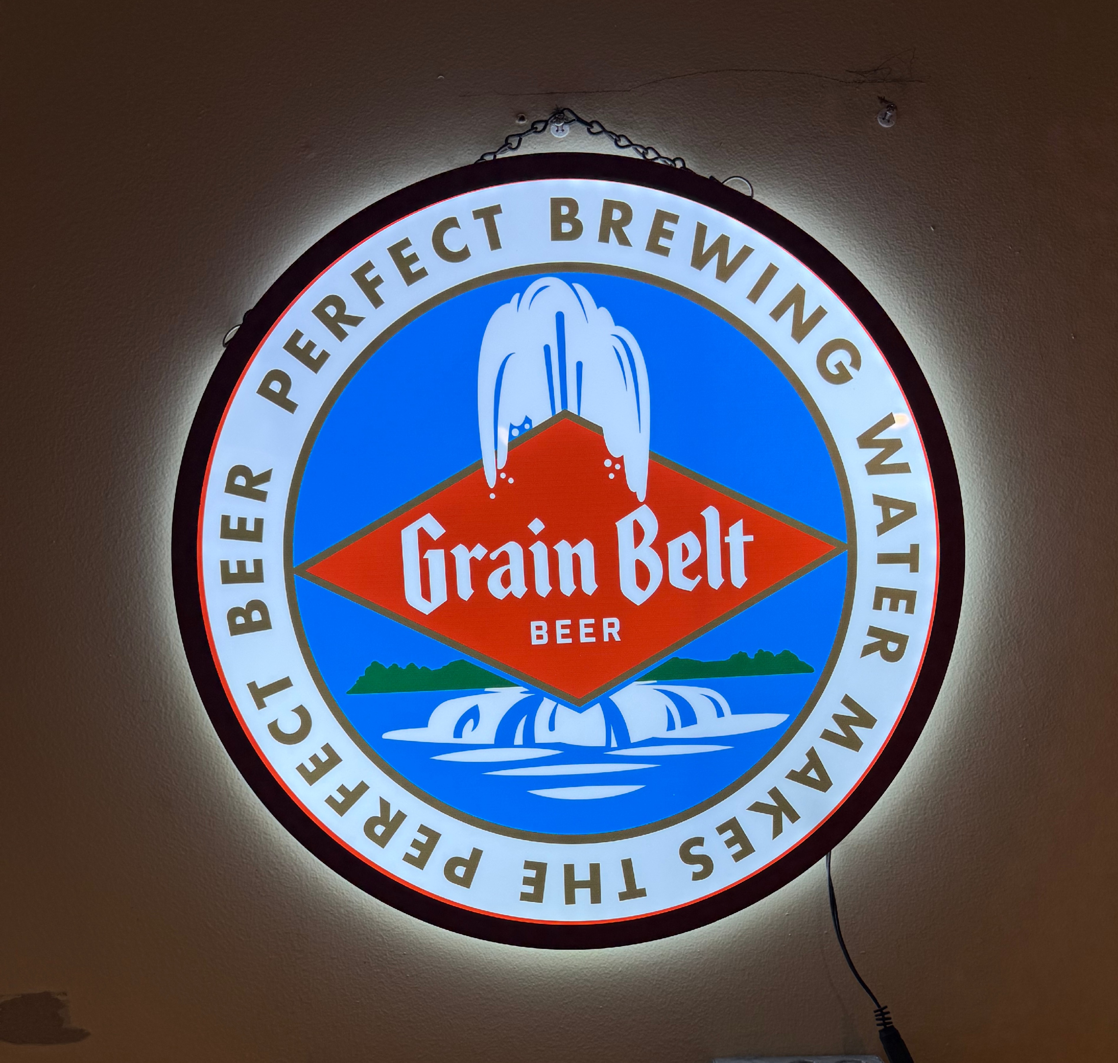 Grain Belt Perfect Water LED Sign