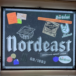Grain Belt Nordeast Guitar Case LED Sign