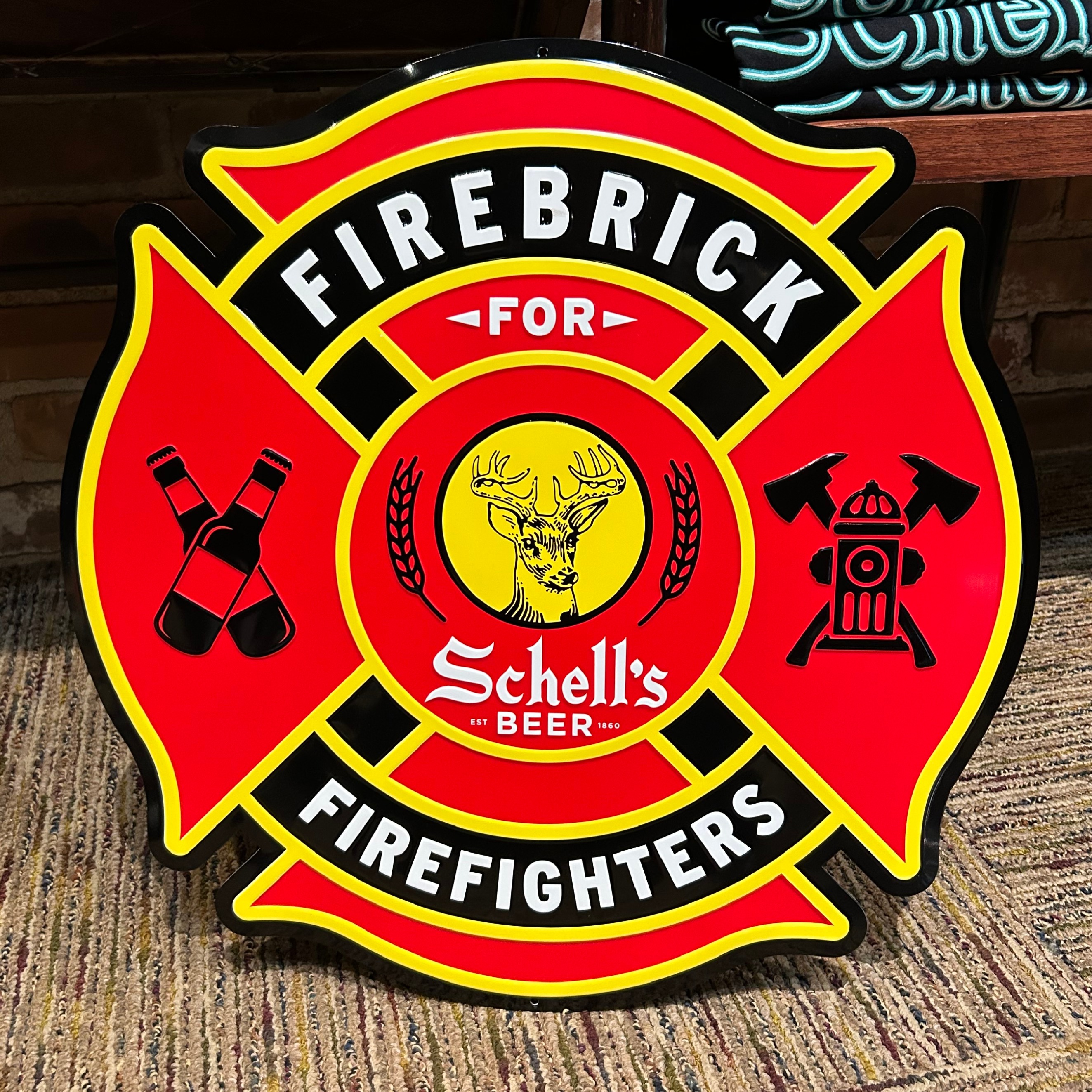 Grain Belt Firebrick for Firefighter Tin Tacker