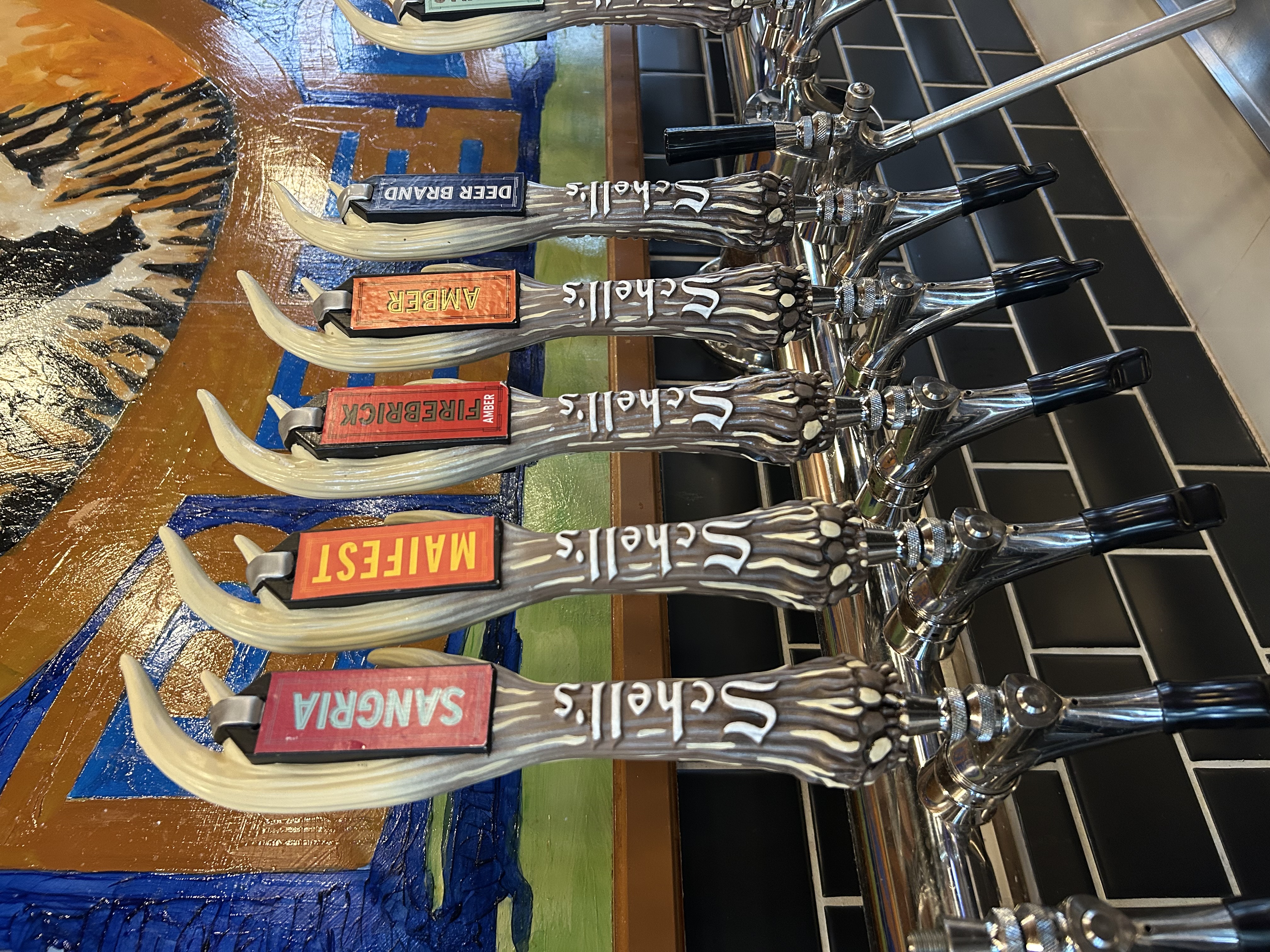 Schell's Deer Antler Tap Handle