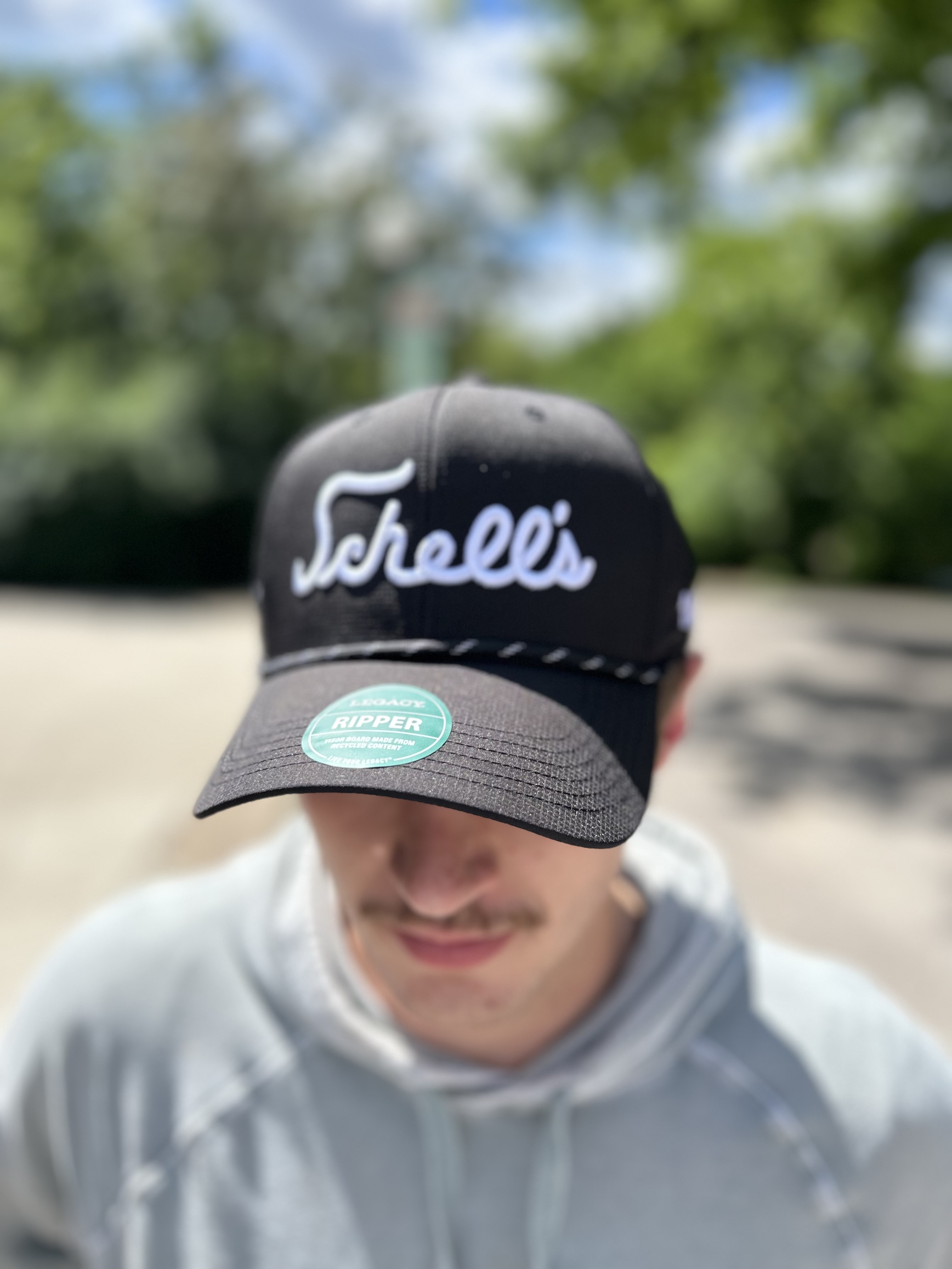 Schell's Black Laser Golf Hat