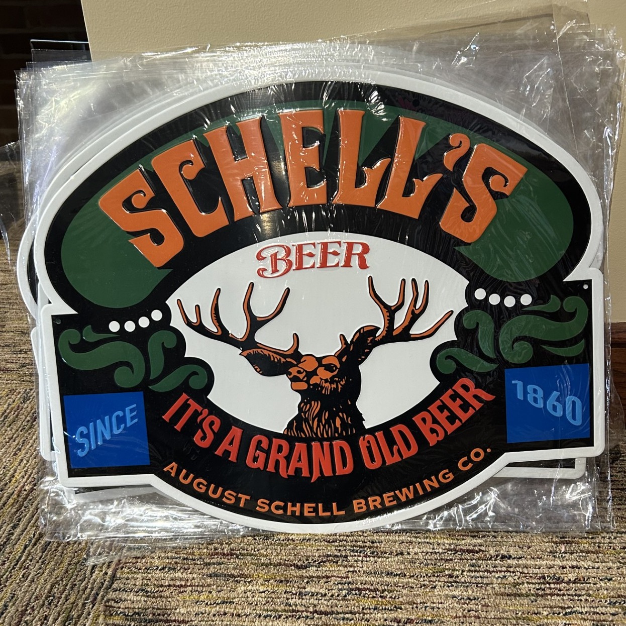 Schell's Grand Ole Beer Tin Tacker