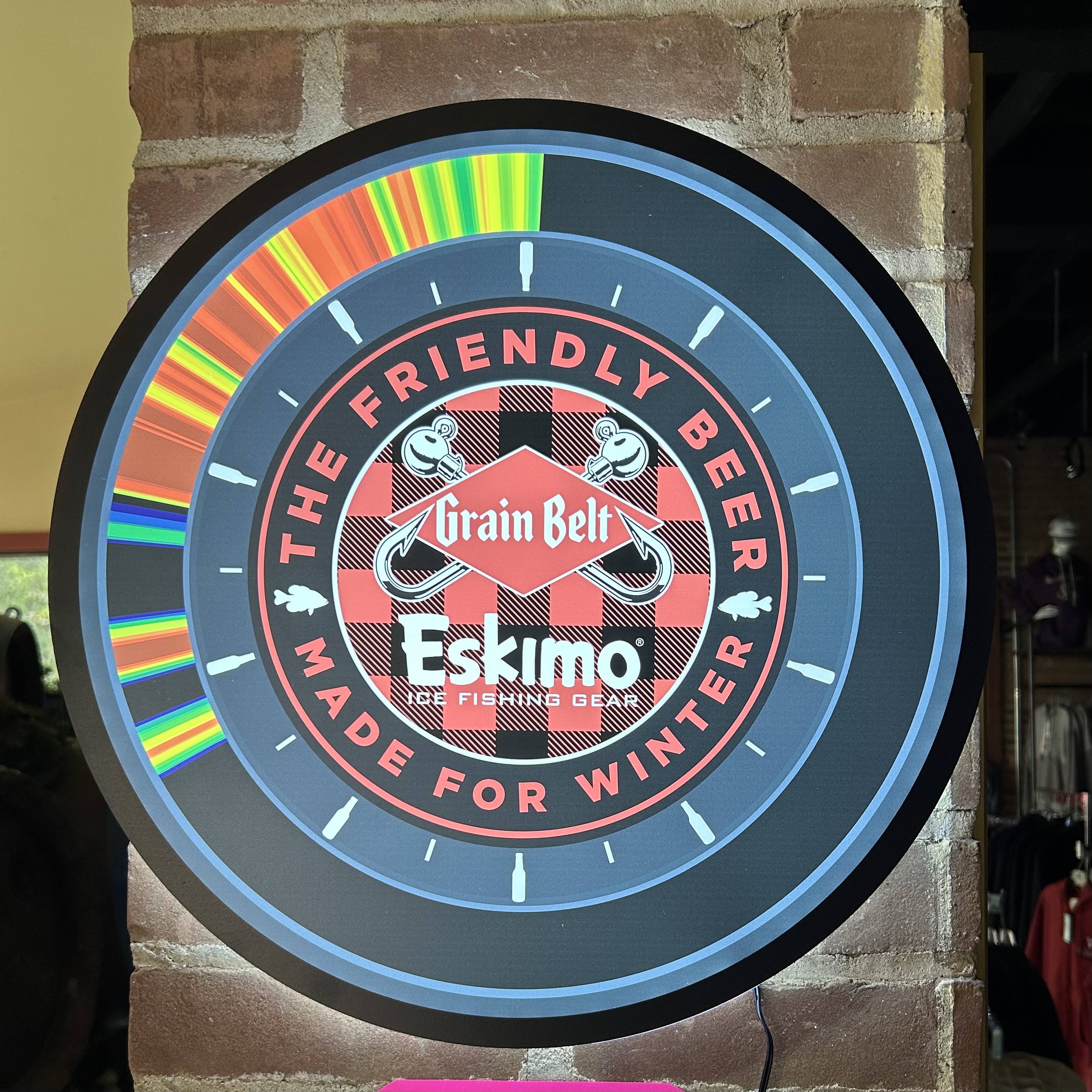 Grain Belt Eskimo Depth Finder LED Sign