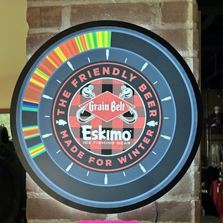 Grain Belt Eskimo Depth Finder LED Sign