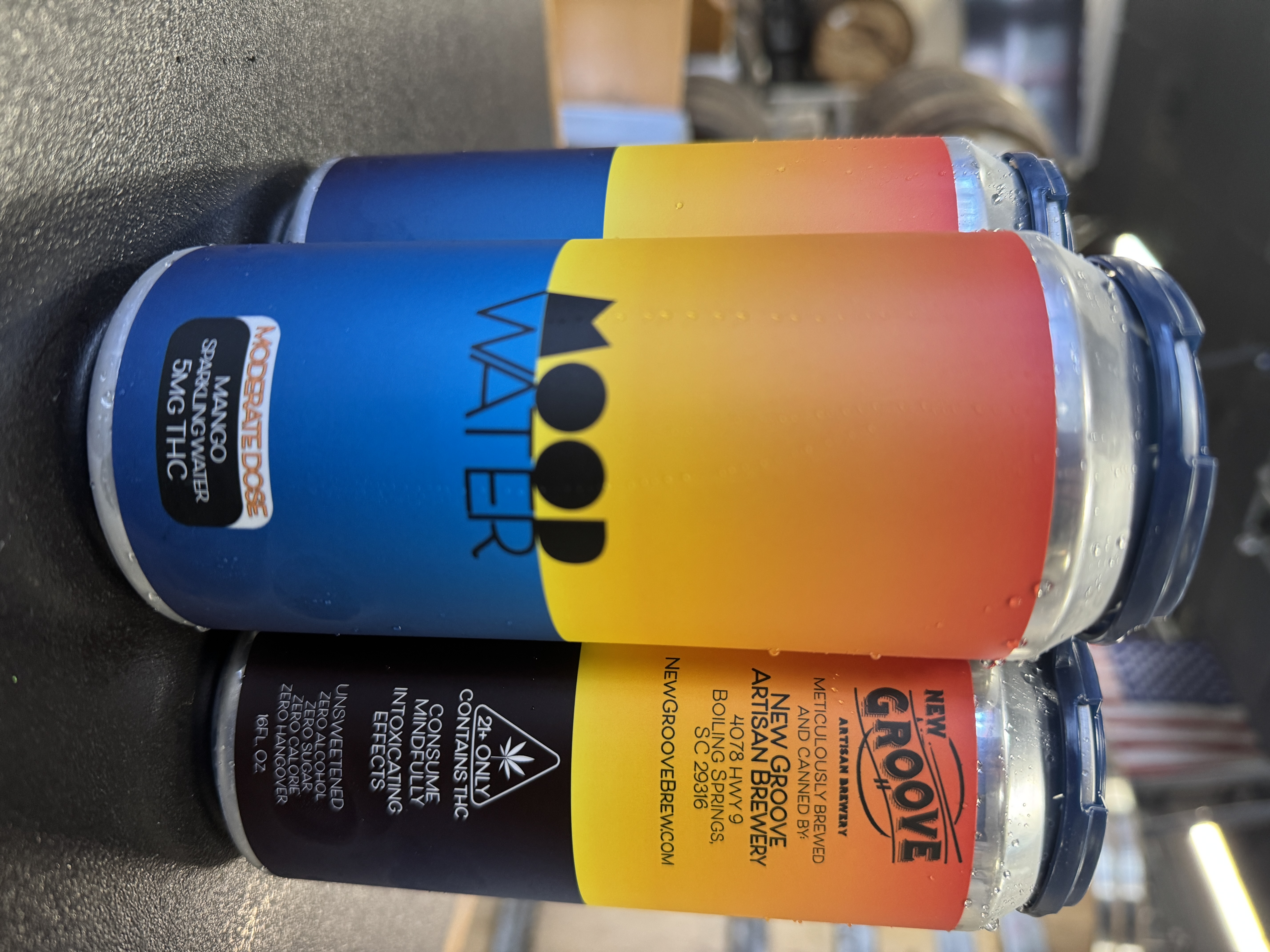 Mango Moodwater Single Can - 5mg THC Water