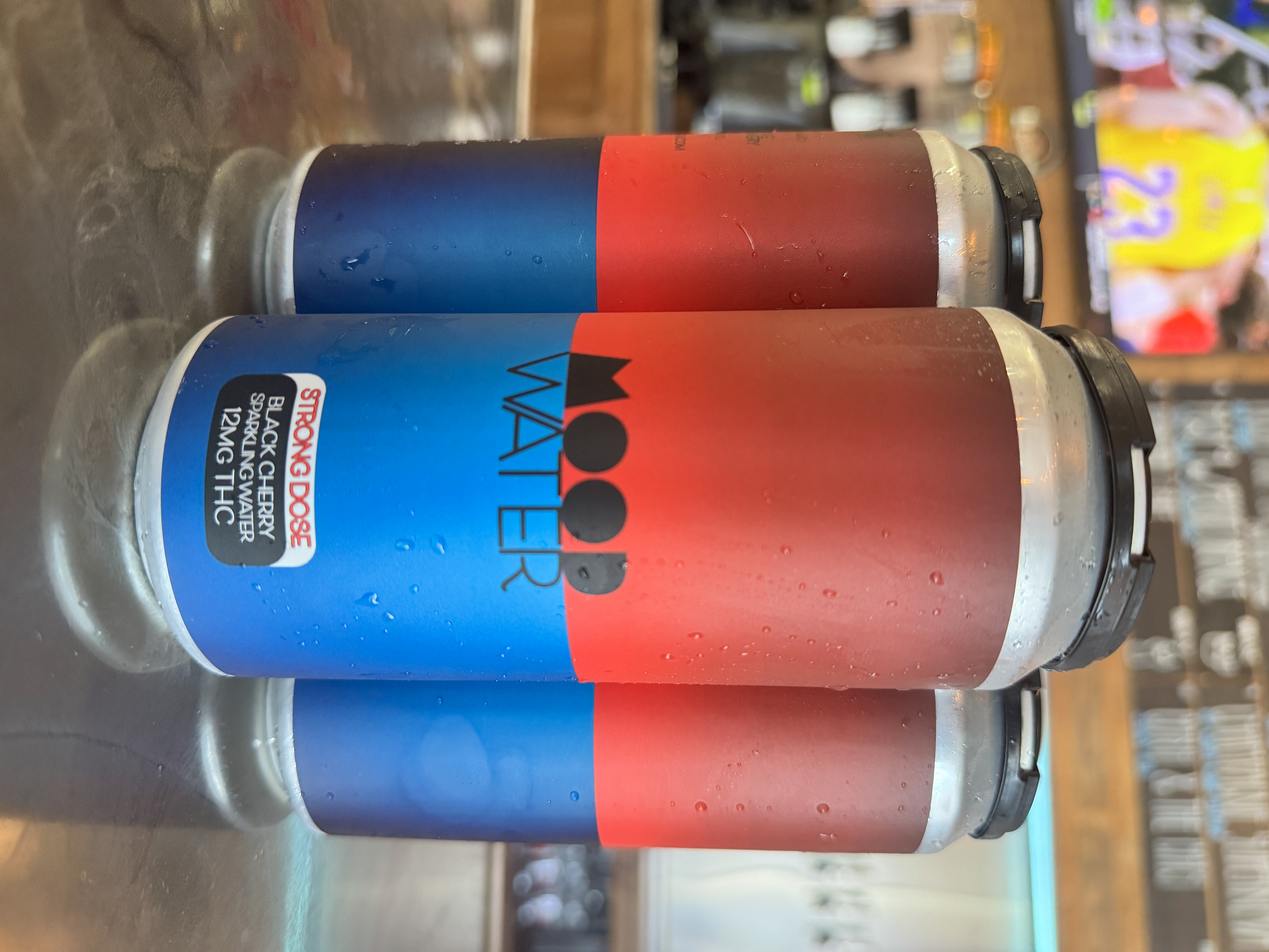 Black Cherry Moodwater 12mg THC Water 4 Pack