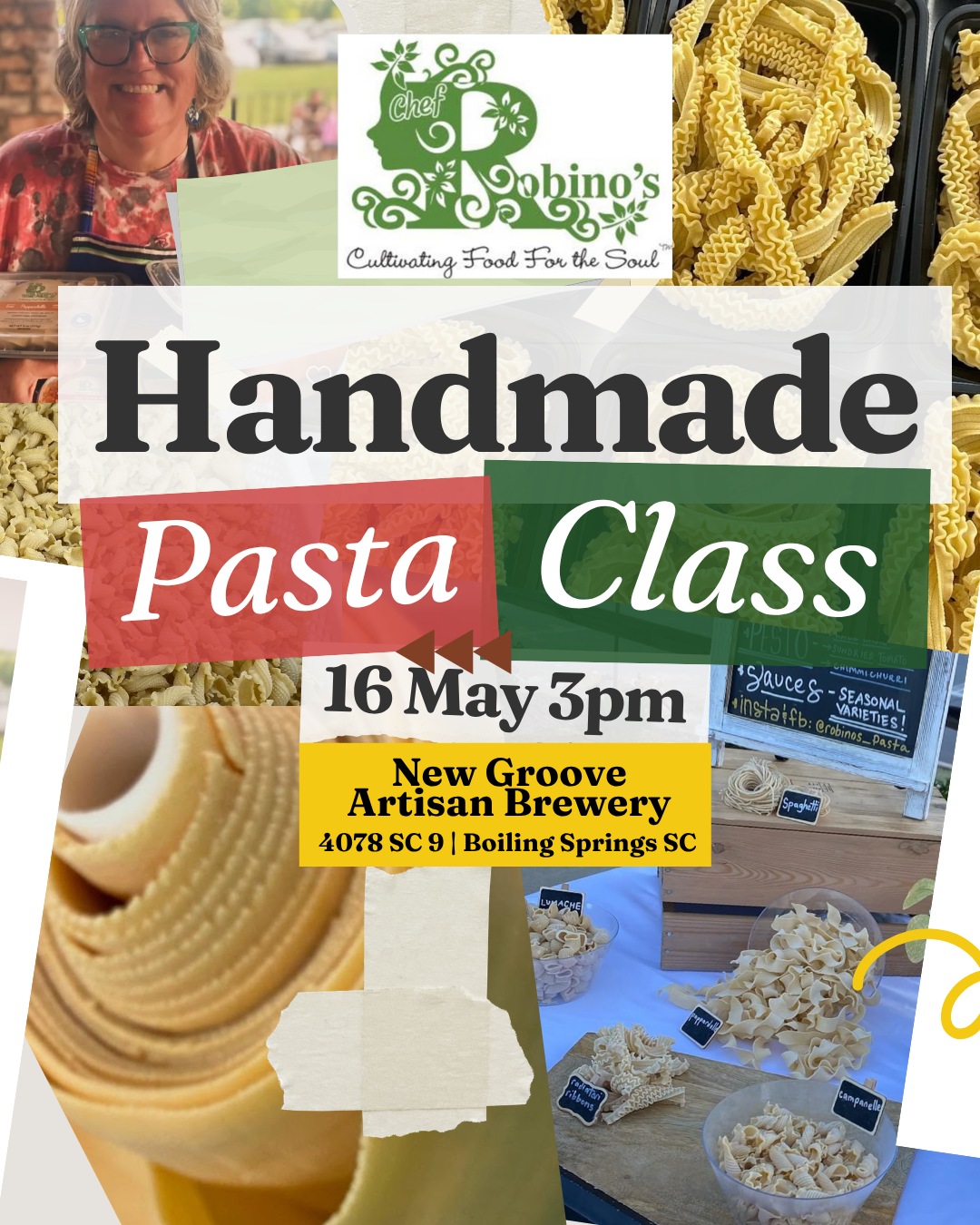 Handmade Pasta Class - Robino's Cultivating Italian