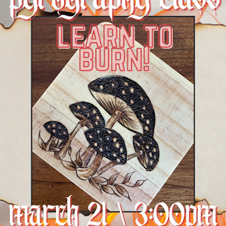 Pyrography Coaster Class