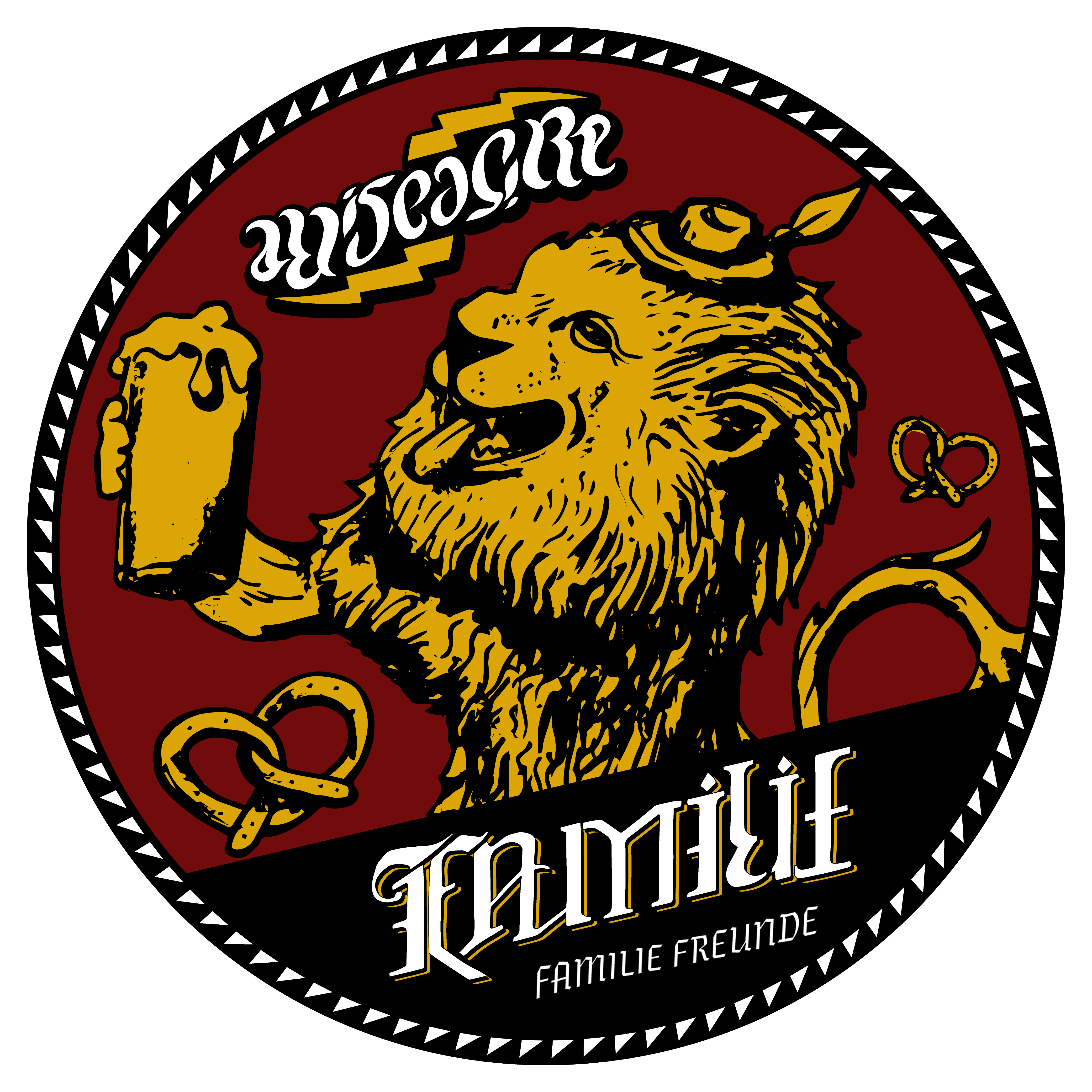 Familie Freunde Sticker