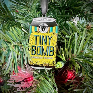 Tiny Bomb Enamel Ornament