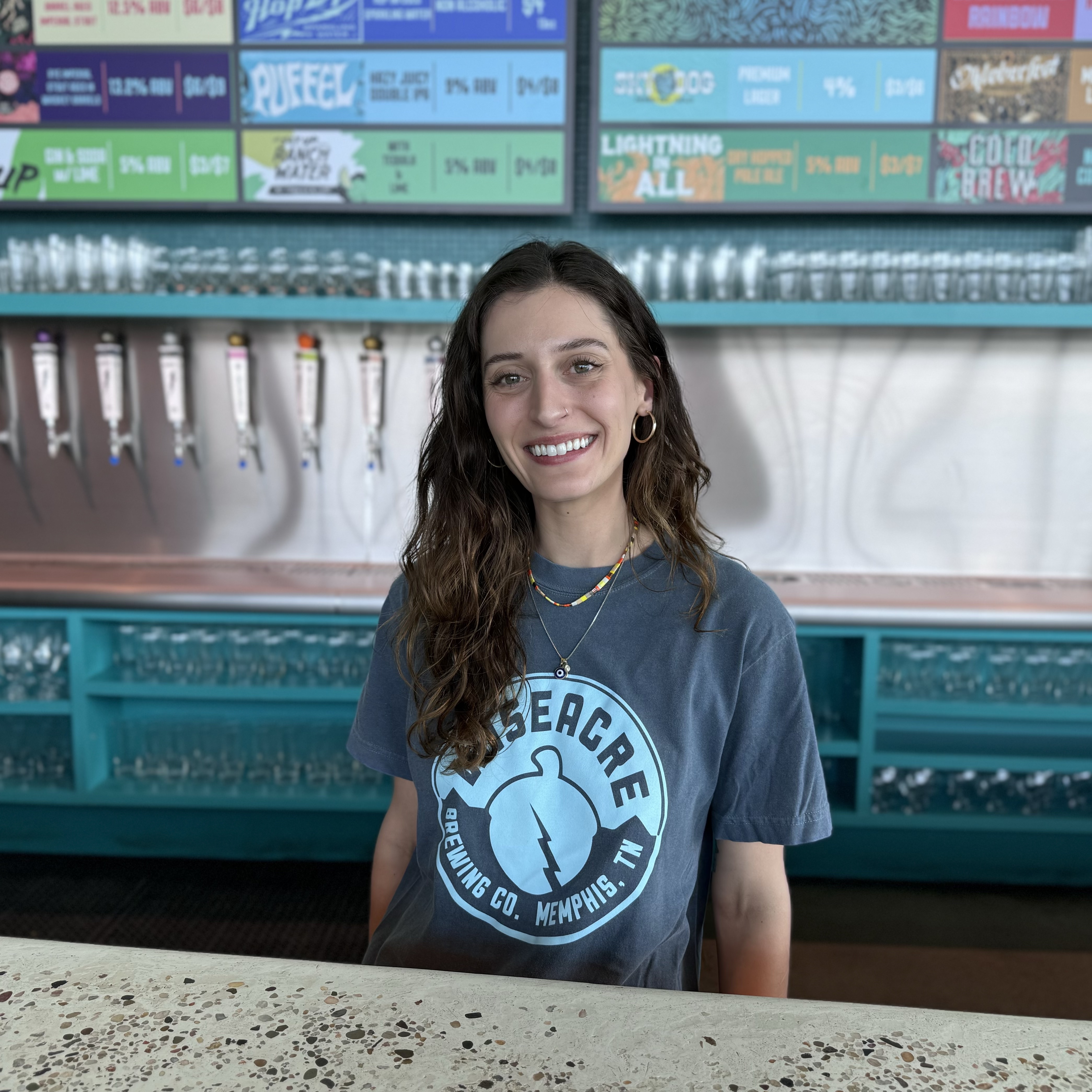 Acorn Logo T-Shirt (Blue)
