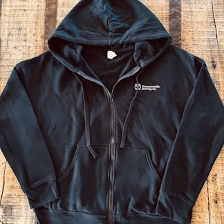 Black Zip Up Hoodie