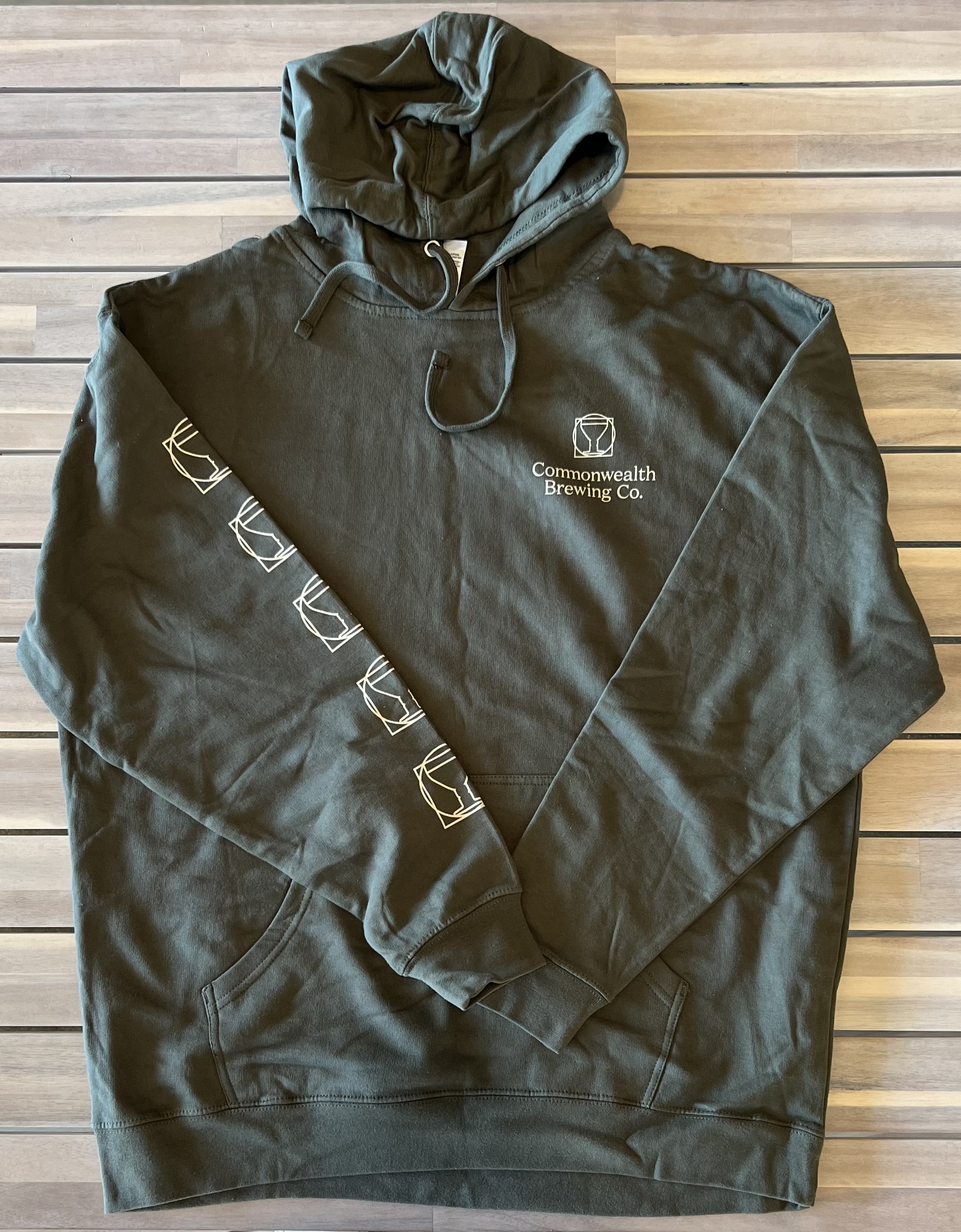 Green Glass Logo Hoodie