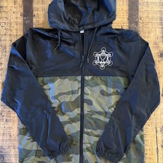 Black & Camo Windbreaker