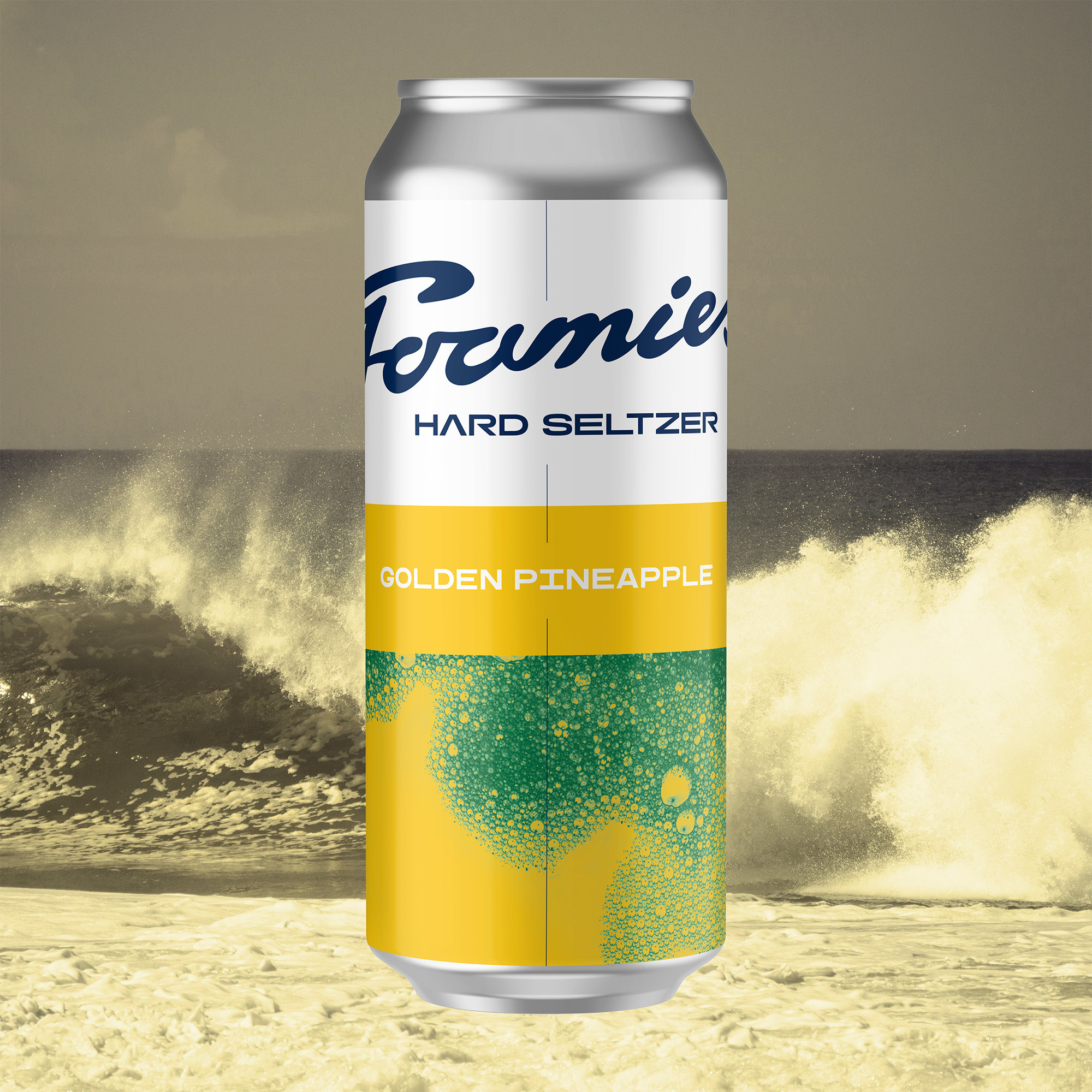 Foamies Golden Pineapple (Seltzer) - 4 Pack