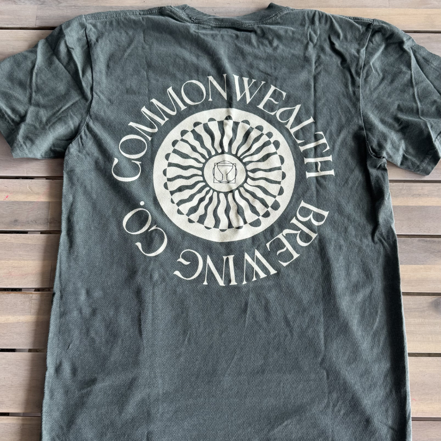 Sage/Cream Circle Tee