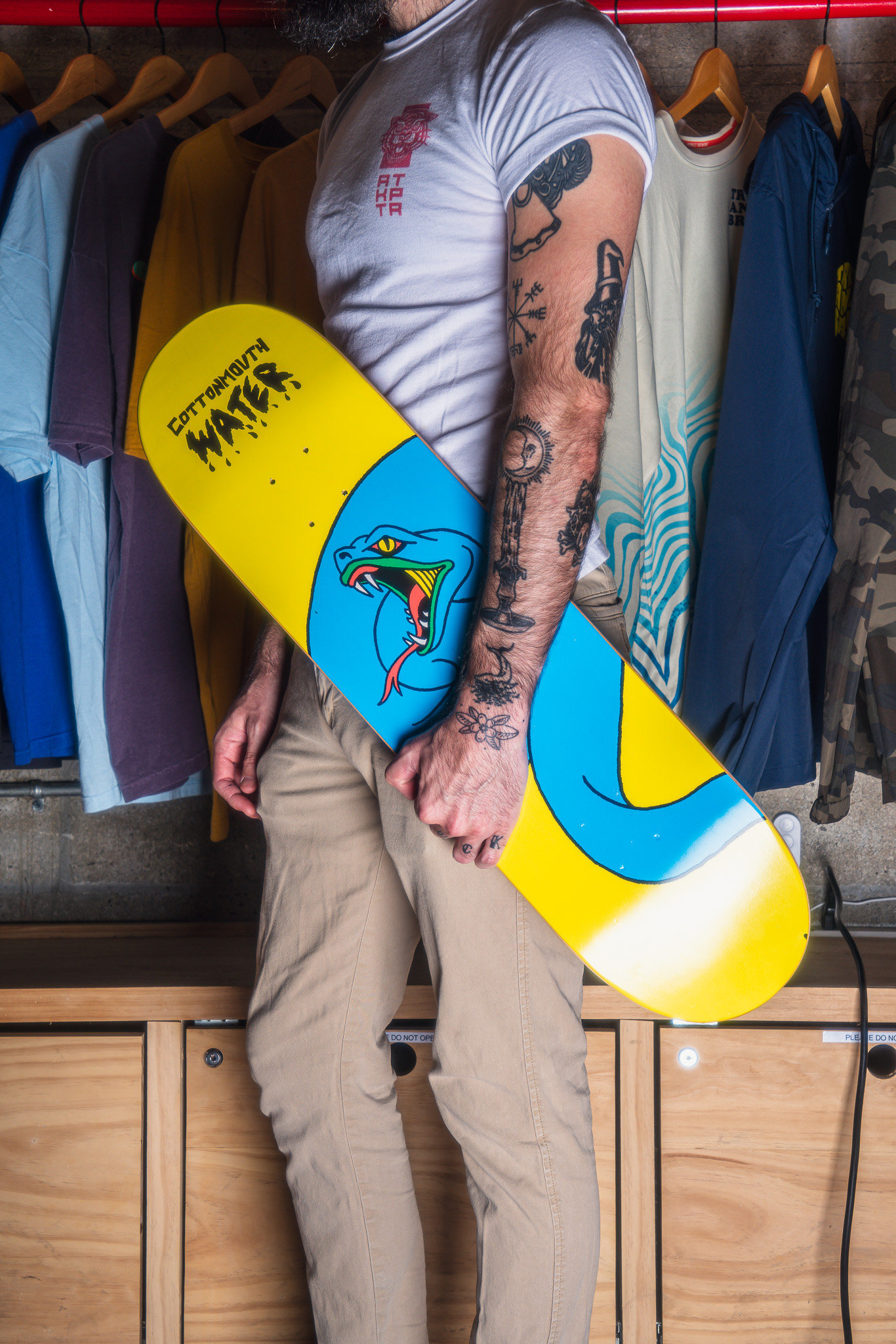 Tripping animals brewing skating board