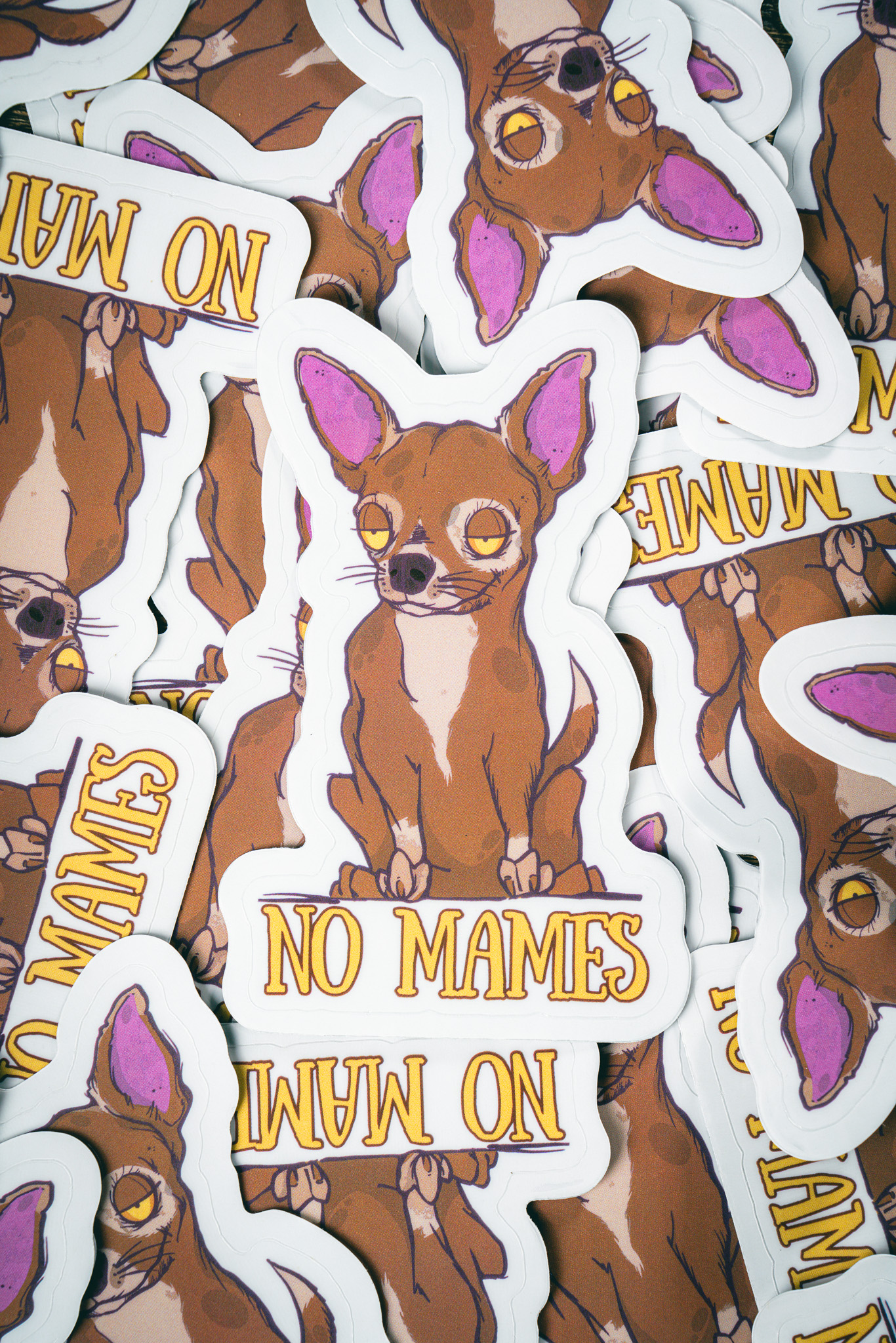 No Mames sticker
