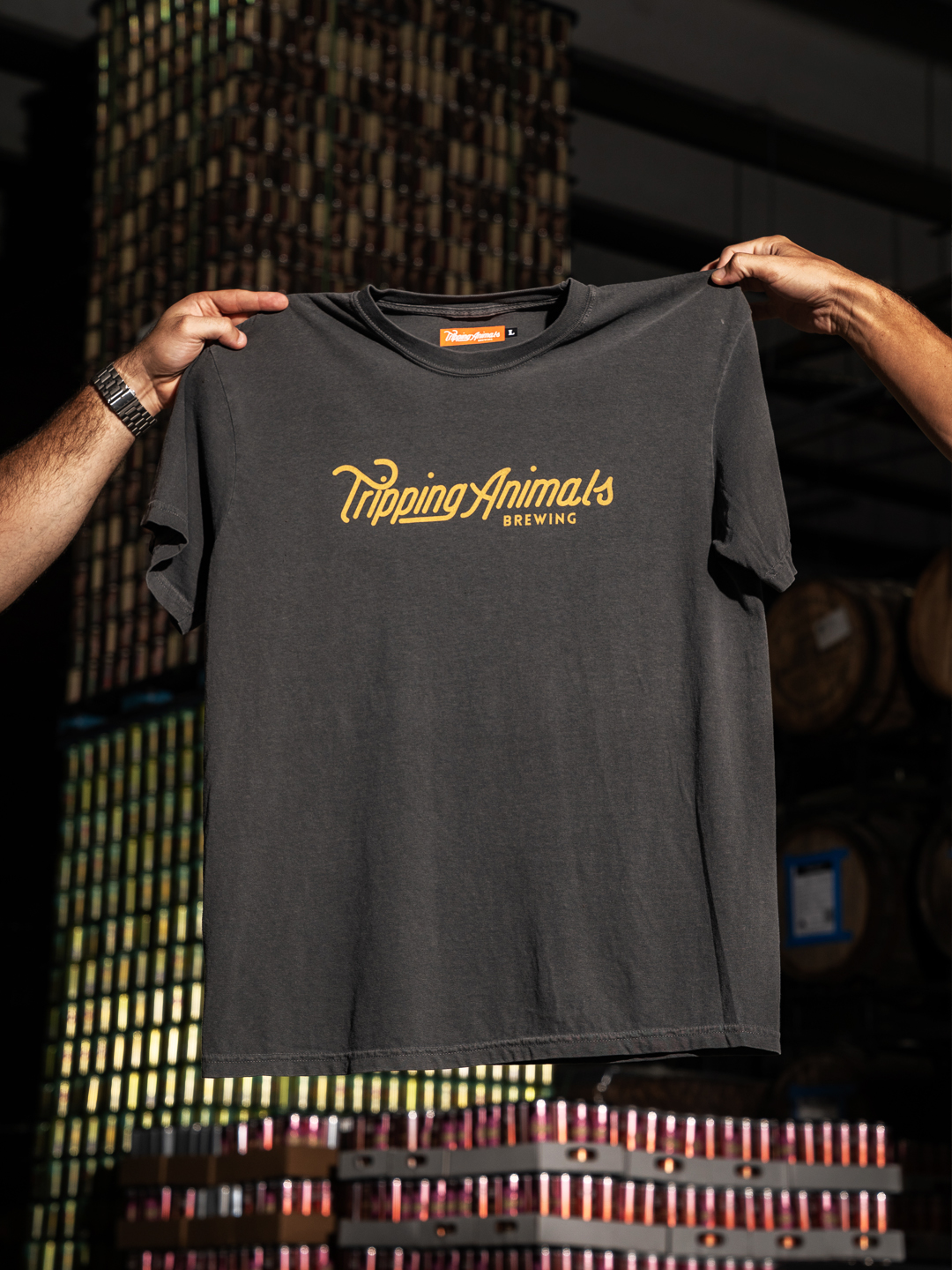 OLD GOLD LOGO TEE