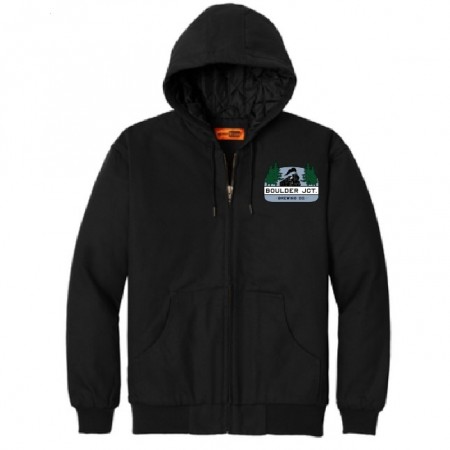CornerStone Duck Cloth Hooded Work Jacket Embroidered