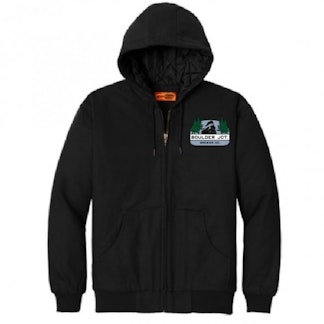 CornerStone Duck Cloth Hooded Work Jacket Embroidered