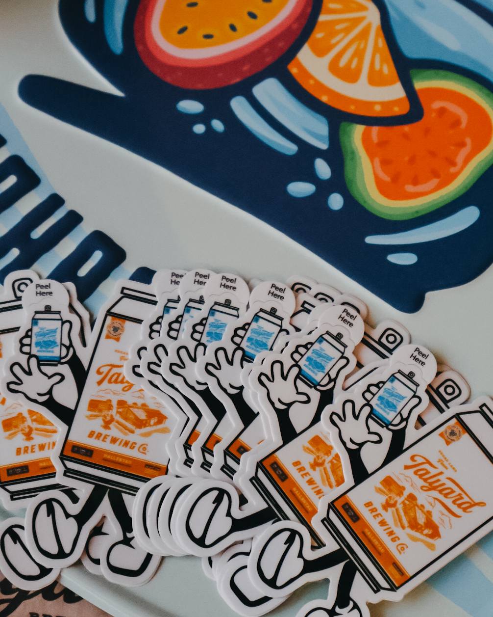 Hallertau beer drinking our kohanaiki beer