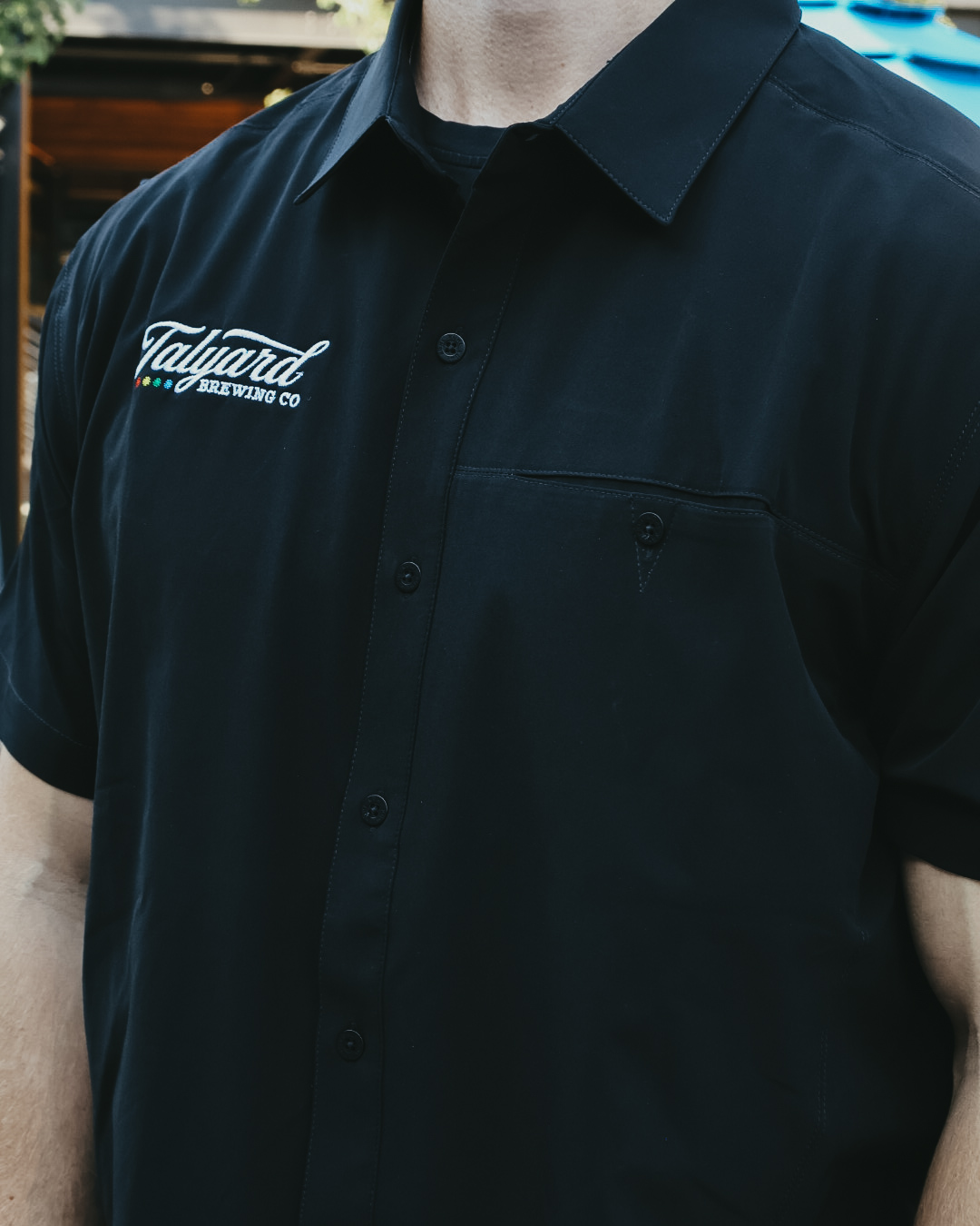 Black Talyard Button Up shirt