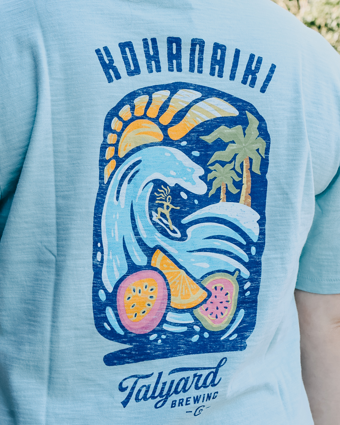 Kohanaiki Beer Tee- Blue