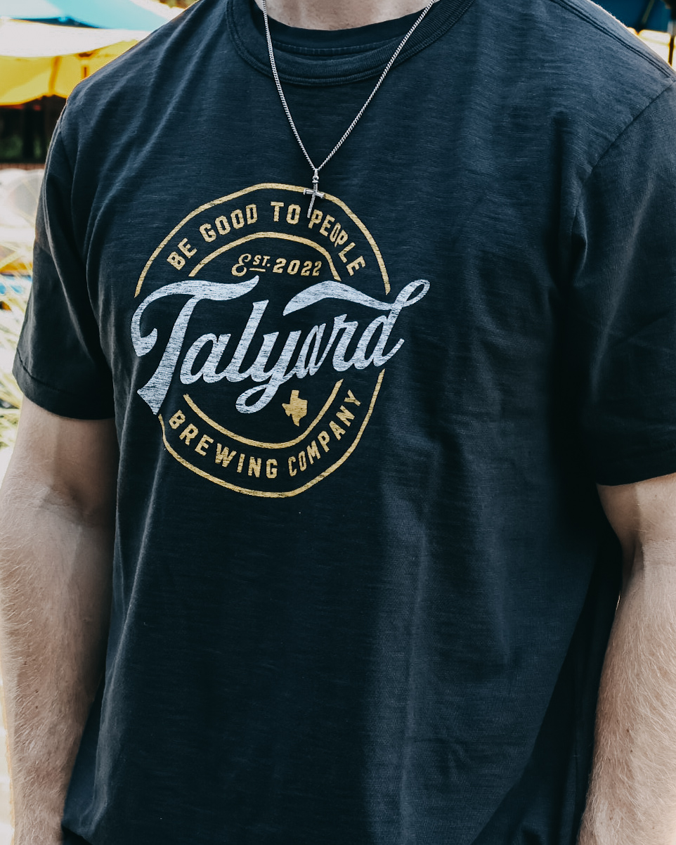 Black Talyard Logo Tee