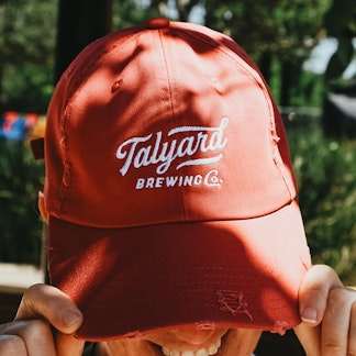 Red Faded Dad Cap