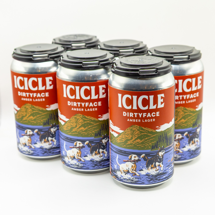 6-pack of Dirtyface cans