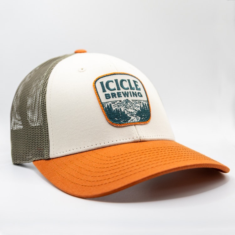Trucker hat - Richardson 115 Low Pro in Orange & Loden