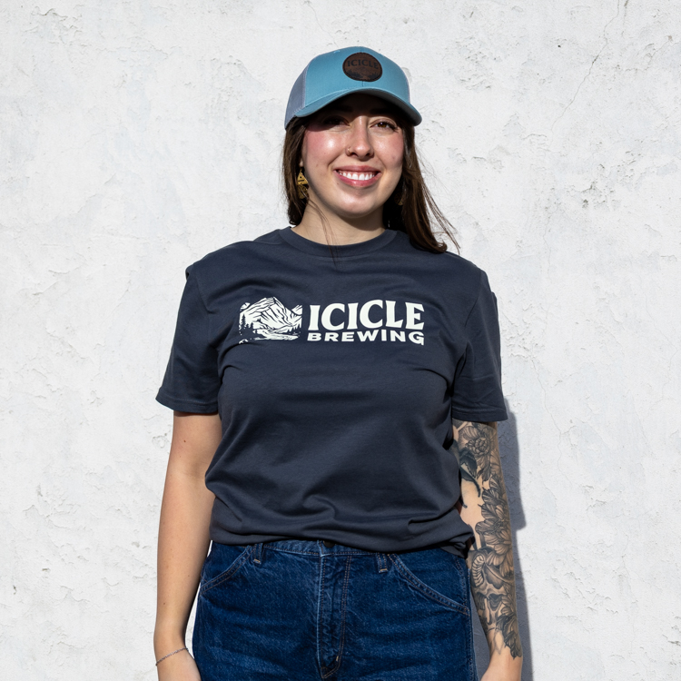 charcoal grey logo t-shirt