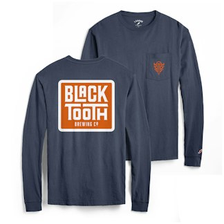 Black Tooth Brewing long sleeve t-shirt product photo