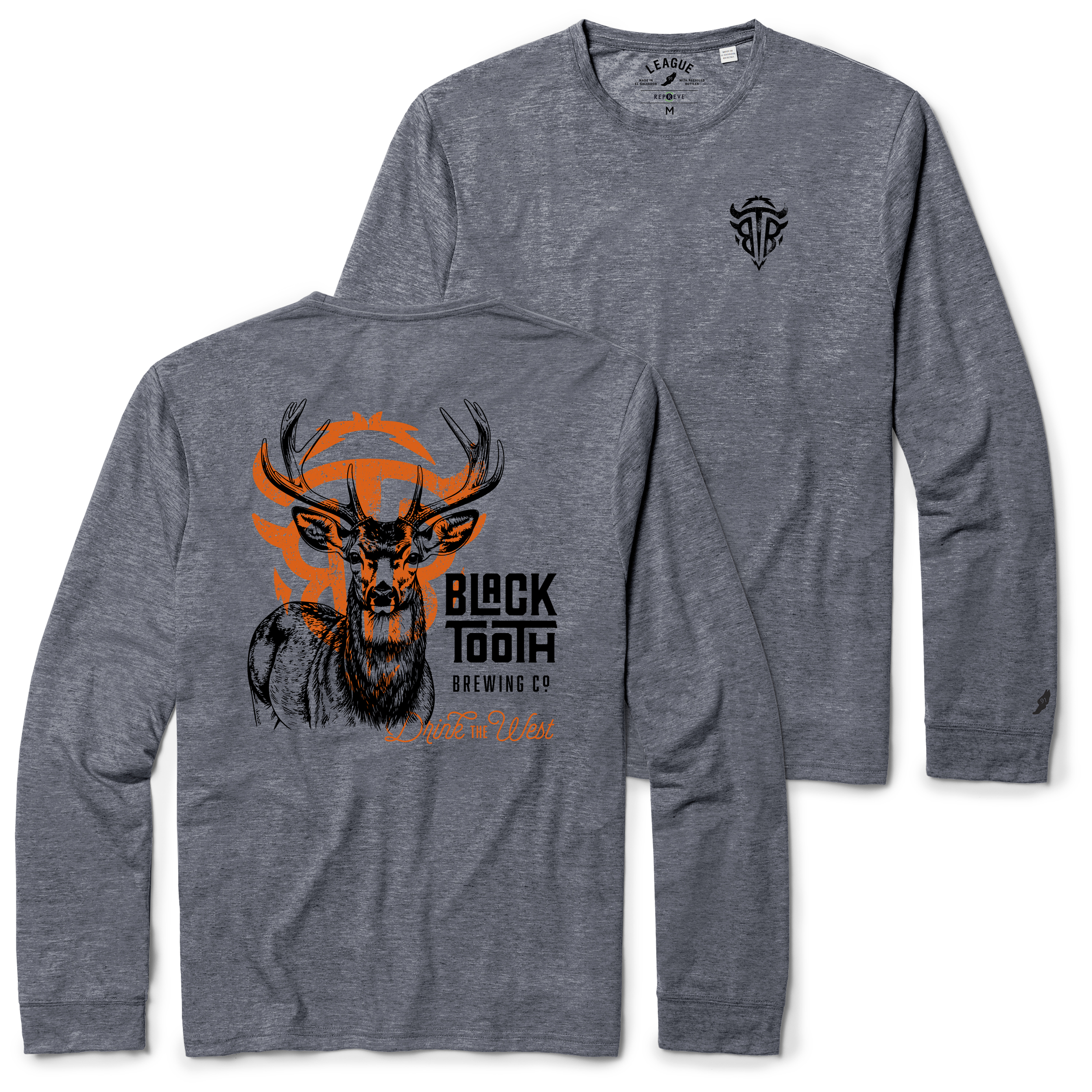 Black Tooth Brewing long sleeve t-shirt product photo