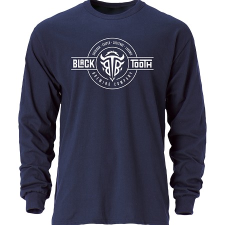 Black Tooth Brewing long sleeve t-shirt product photo