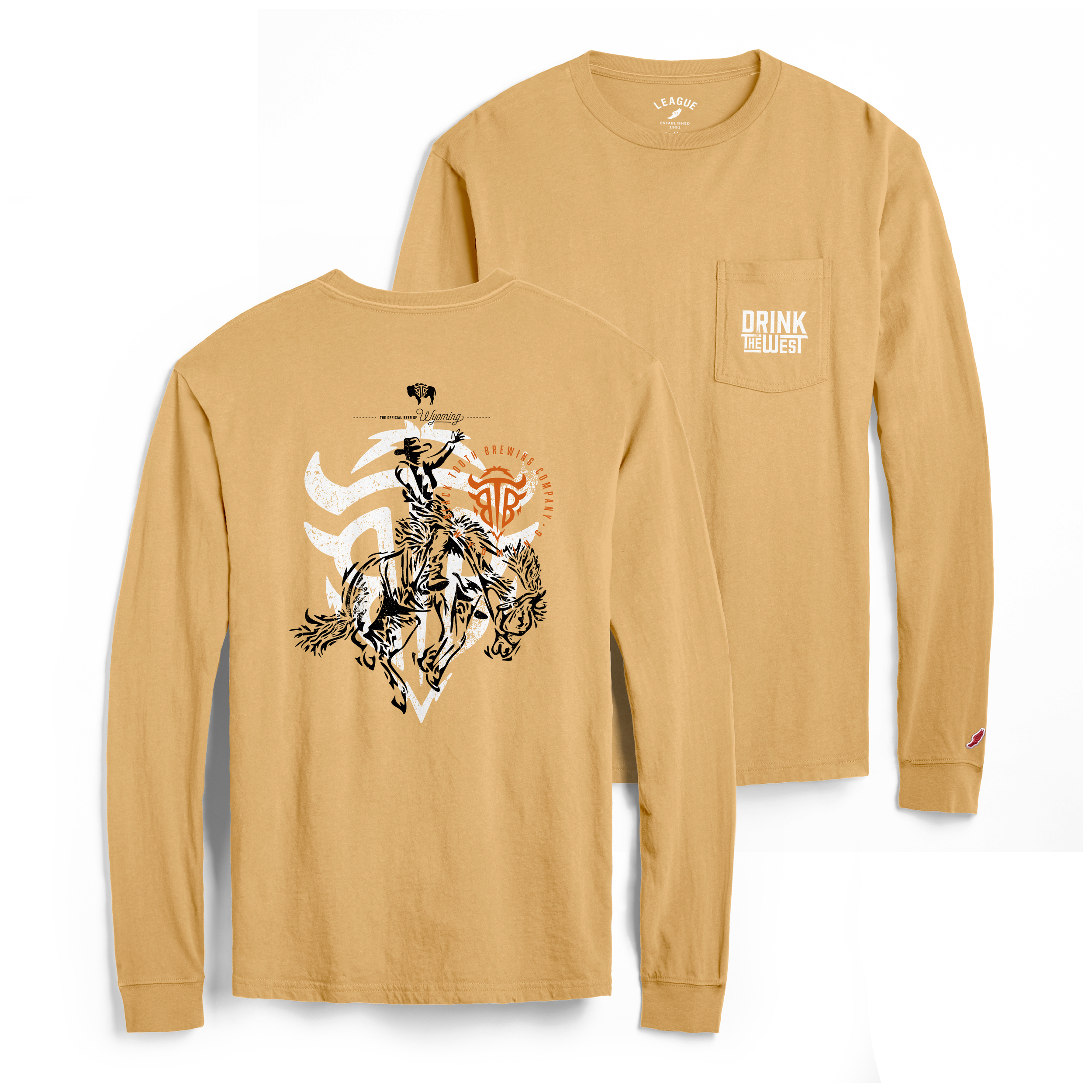 Black Tooth Brewing long sleeve t-shirt product photo