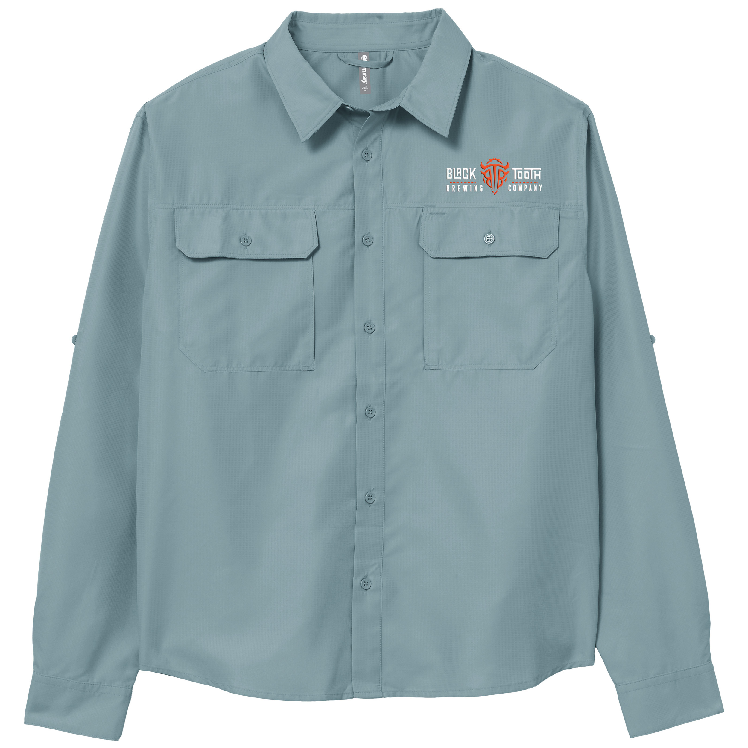 product photo - button down long sleeve shirt