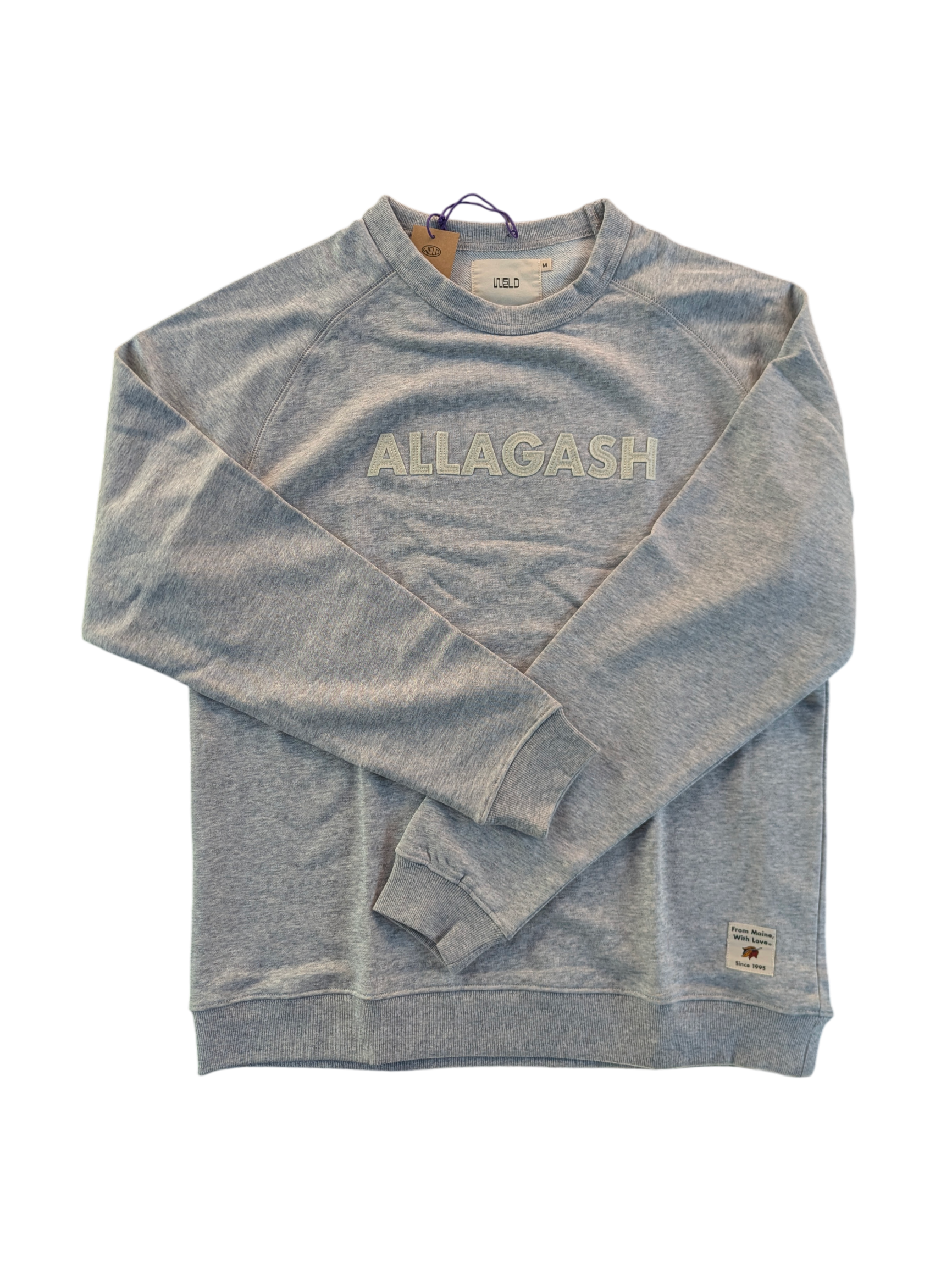 a crewneck sweatshirt