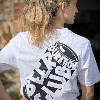 Beer Club T Shirt - White, L