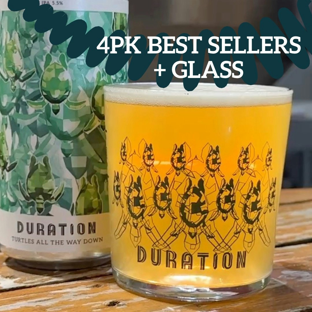 4pk Best Sellers + Glass