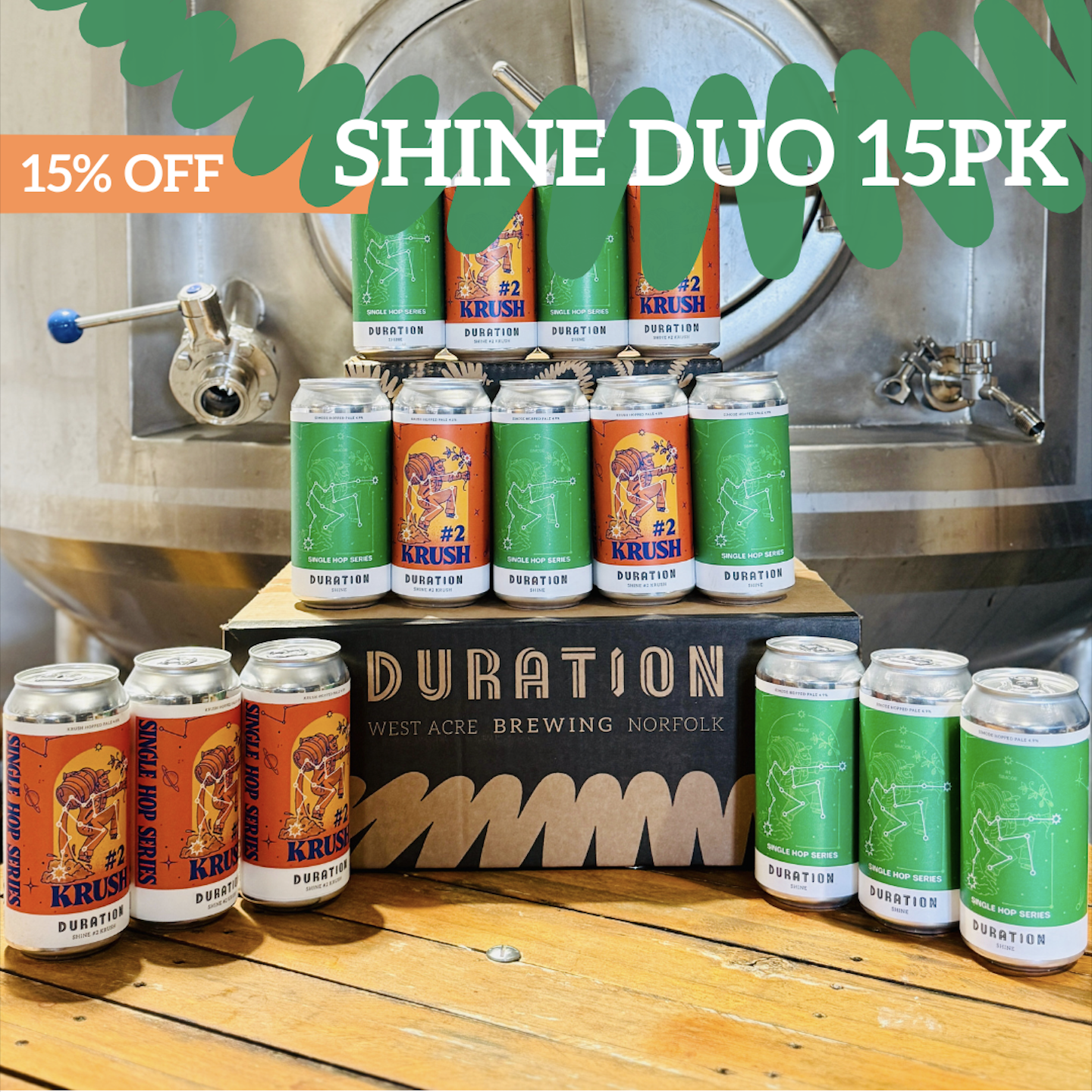 Shine Duo - Beer Bundle 15pk