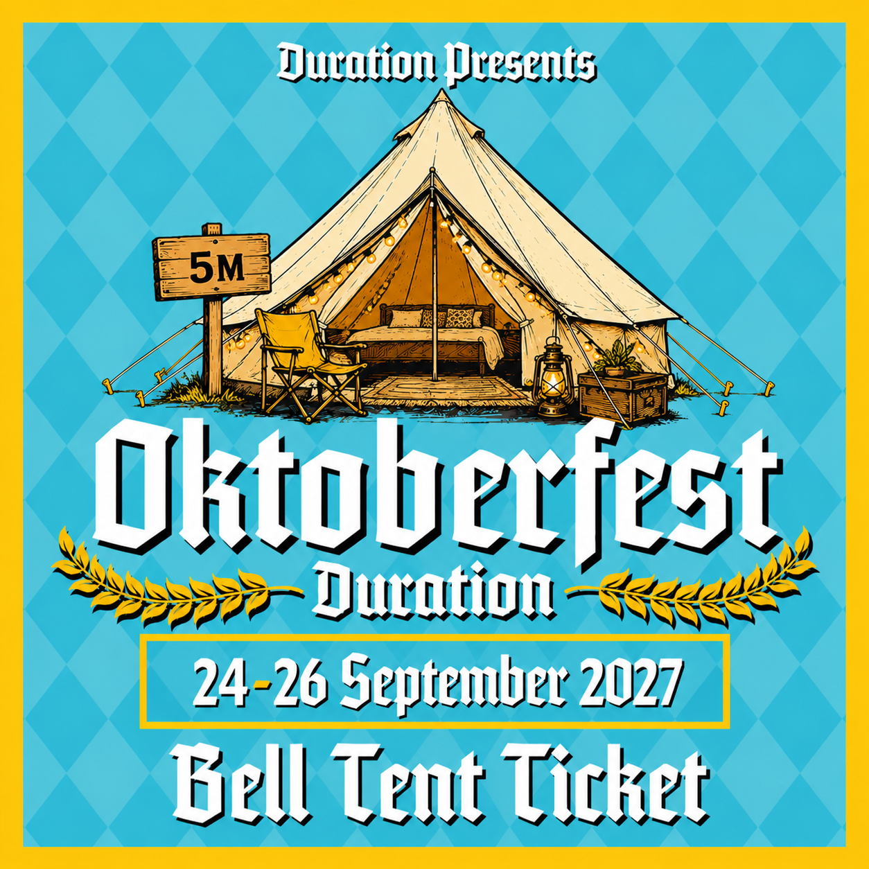 Oktoberfest Glamping Ticket