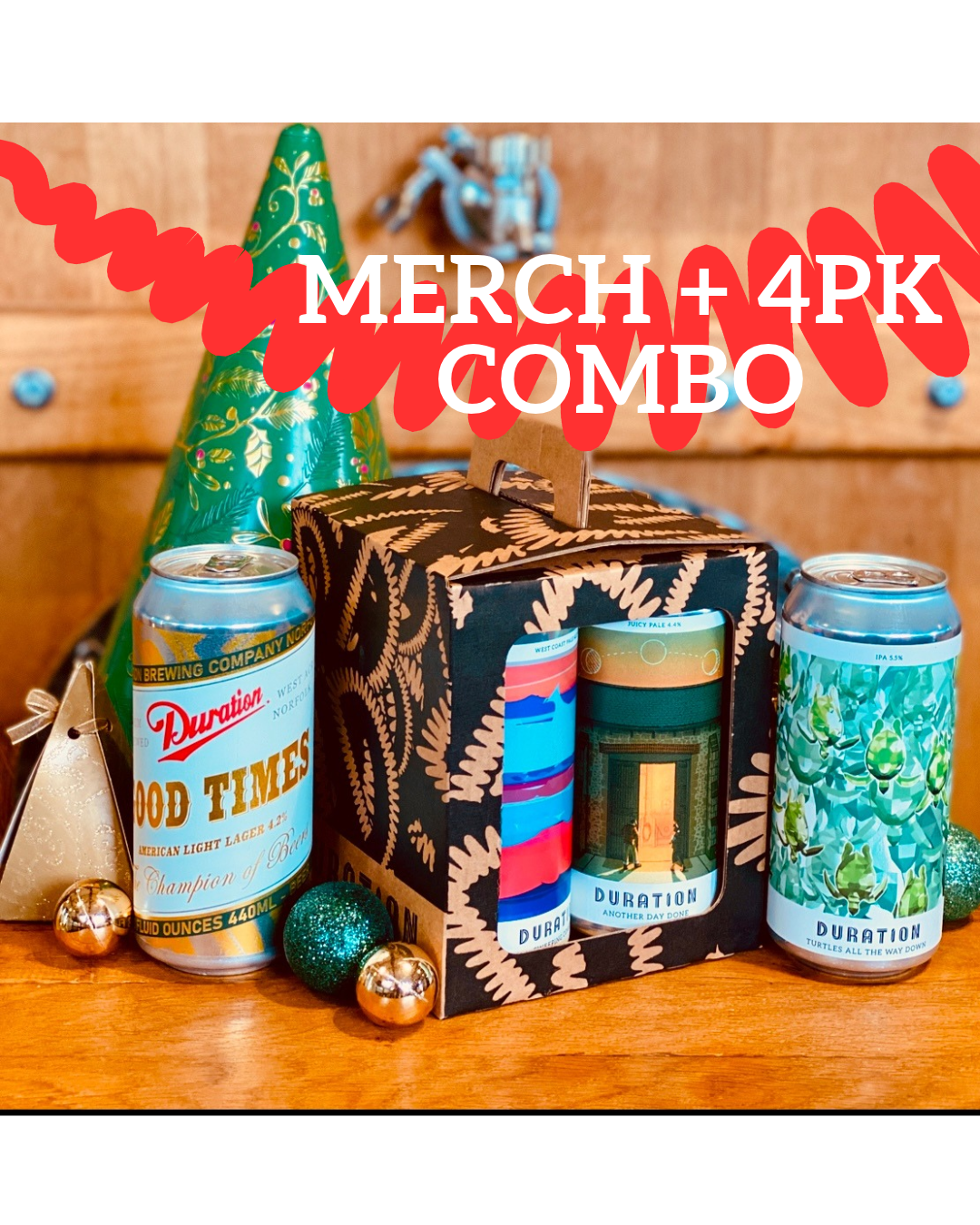 Merch + 4 Pack Gift Bundle