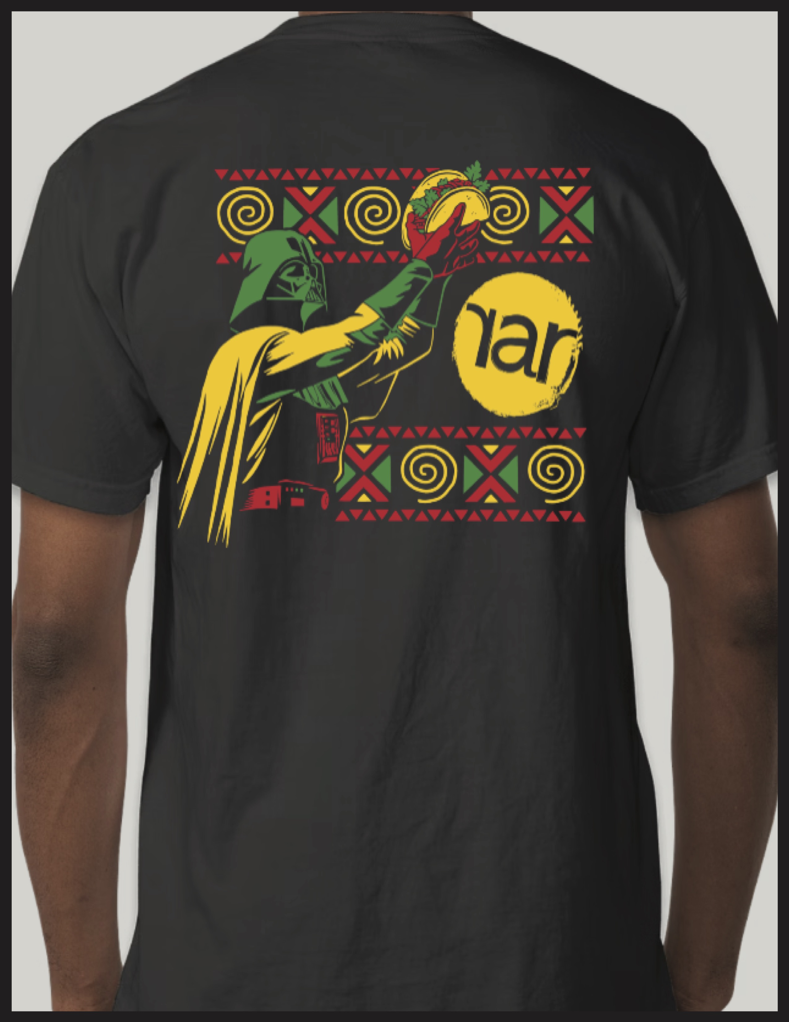 RAR WARS Vader Taco Pocket T-Shirt