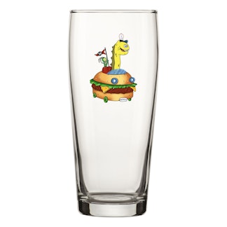 Chessie Sponge in Burger Mobile Glass