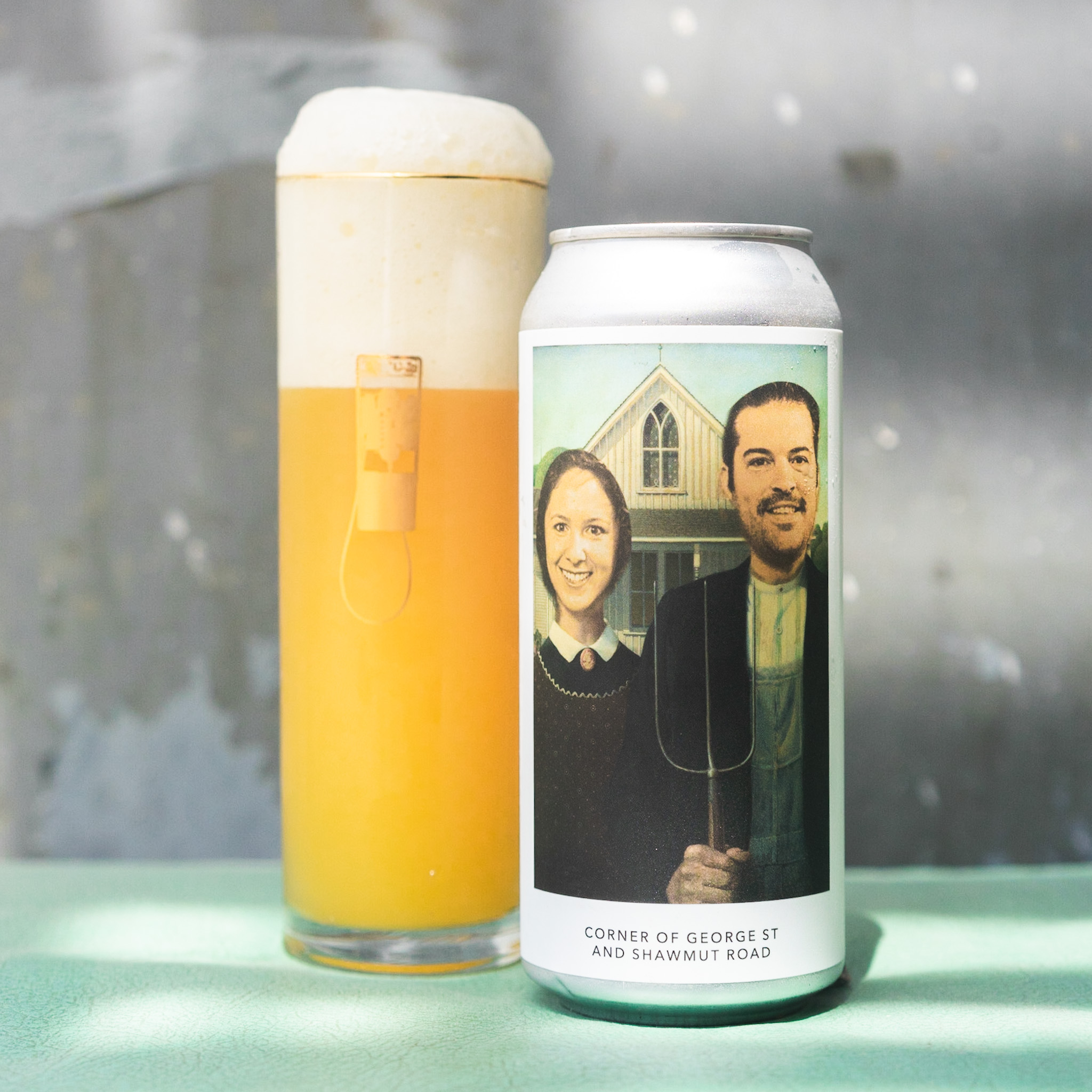 corner of George and shawmut on table